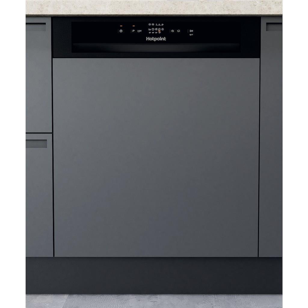 Hotpoint H3B L626 B UK Semi Integrated 14 Place Settings Dishwasher - Black