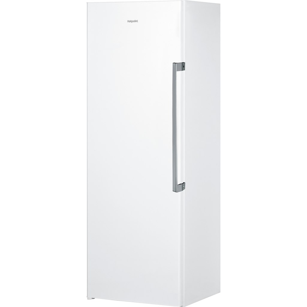 Hotpoint freestanding upright freezer: white