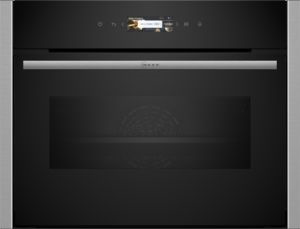 Neff C24MR21N0B, Built-in compact oven with microwave function