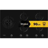 Whirlpool GOWL 958/NB W Collection Gas Hob 5 Burners 90cm - Black