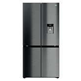 Haier HCW79F19EHSB 90cm Cube Series 7 American Style Fridge Freezer - Iconic Black
