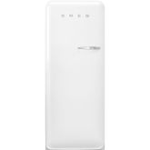 Smeg FAB28LWH6UK Retro Fridge with Icebox Left Hand Hinge - White