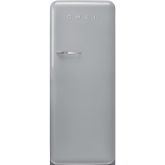 Smeg FAB28RSV6 Retro Fridge with Icebox Right Hand Hinge - Silver