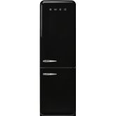 Smeg FAB32RBL6UK Retro Fridge Freezer Right Hand Hinge - Black