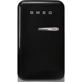 Smeg FAB5LBL6 Retro Mini Fridge Left Hand Hinge - Black
