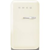 Smeg FAB5LCR6 Retro Mini Fridge Left Hand Hinge - Cream