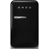 Smeg FAB5RBL6 Retro Mini Fridge Right Hand Hinge - Black