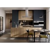 Smeg KBTI9L4VN 90cm Island Hood, Stainless Steel with Black Glass Facia Auto