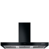 Smeg KS110BLE 110cm Symphony Chimney Hood Gloss, Black
