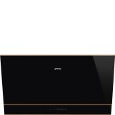 Smeg KV694R 90cm Dolce Stil Novo Angled Chimney Hood with Copper Trim Auto