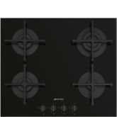 Smeg PV264B 60cm Gas on Glass Hob, Black