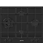 Smeg PX364LMB 60cm Classic Gas Hob, Matte Black