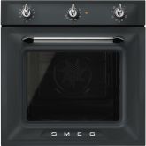 Smeg SF69M3TNO 60cm Victoria Multifuctional Single Oven, Matte Black