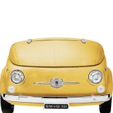 Smeg SMEG500G 50s Retro Style FIAT 500 Refrigerator, Yellow
