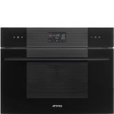 Smeg SO4102M1B3 45cm Linea Combi Microwave , Black