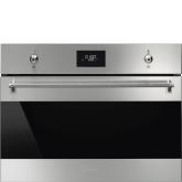 Smeg SO4301M1X 45cm Classic Combi Microwave, Stainless Steel