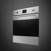 Smeg SO6302M2X 60cm Classic Speedwave XL Combi Microwave, Stainless Steel