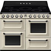 Smeg TR4110IP2 110cm Victoria Electric Range Cooker, Cream