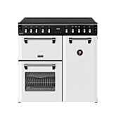 Stoves DX RCA RICH 90Ei RTY 90cm Richmond DX Electric Induction Rotary Range Cooker - Ice White