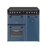 Stoves DX RCA RICH 90Ei RTY 90cm Richmond DX Electric Induction Rotary Range Cooker - Twilight Blue