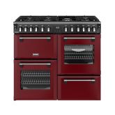 Stoves DX RCA RICH 100DF 100cm Richmond DX Dual Fuel Range Cooker - Garnet Red