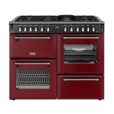 Stoves DX RCA RICH 110DF 110cm Richmond DX Dual Fuel Range Cooker - Garnet Red