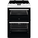 AEG CIX6540ACW Induction Electric Cooker with Double Oven