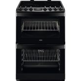 AEG CCB6741MCB 6000 SteamBake Ceramic Electric Cooker with Double Oven