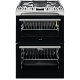AEG CKX6540ACM 60cm Dual Fuel Double Cooker