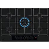AEG HKB75341NL 75cm Gas on Glass Hob - Black Glass