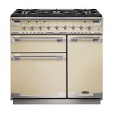 Rangemaster ELS90DFFCR/ 90cm Dual Fuel Range Cooker