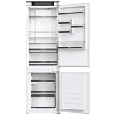 Haier HBW5518EK-1 Total No Frost Integrated Fridge Freezer, Sliding Hinge, 70/30, White