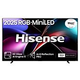 Hisense 116UXQTUK 116 inch Tri-Chroma RGB MiniLED 4K Ultra HD HDR Smart TV Freely 