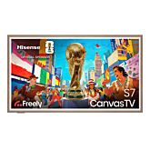 Hisense 55S7NQTUK 55 inch QLED 4K Ultra HD HDR Smart Canvas TV with Freely and Artmode 