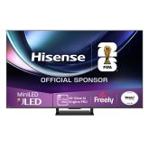Hisense 65U7QTUK PRO 65 inch Mini-LED 4K Ultra HD 165Hz HDR Smart AI TV with Freely 