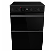 Hisense HDCEC6C20B Electric Cooker With Double Oven, 60 Cm 