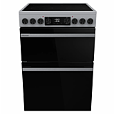 Hisense HDCEC6C20X Electric Cooker With Double Oven, 60 Cm 
