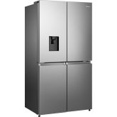 Hisense RQ758N4SWSE American 4 Door Cross Door, Non-Plumbed Water dispenser, Stainless Steel 