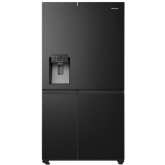Hisense RS818N4TFC American Side by Side, Water and Ice, C rating, Black Stainless Steel 