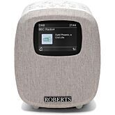 Roberts ORTUS5 FM/DAB/DAB+ Digital Clock Radio with Bluetooth, Alarms and Colour Display White