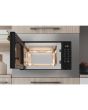 Indesit MWI120GX Built-In Microwave - Stainless Steel