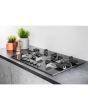 Hotpoint FTGHG 751 D/H BK Gas Hob - Black