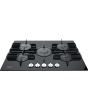 Hotpoint FTGHG 751 D/H BK Gas Hob - Black