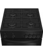 Indesit ITG6GB 60cm Gas Twin Cooker - Black