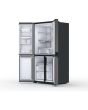 Hotpoint HQ9U2BLG 4-Door American Fridge Freezer - Inox
