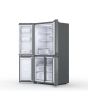Hotpoint HQ9B2LG 4-Door American Fridge Freezer - Stainless Steel
