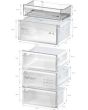 Bosch KGN392WDFG, Free-standing fridge-freezer with freezer at bottom
