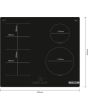 Bosch PWP611BB5B, Induction hob