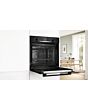 Bosch HQA574BB3B, Built-in oven with added steam function