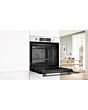 Bosch HQA534BW3B, Built-in oven with added steam function